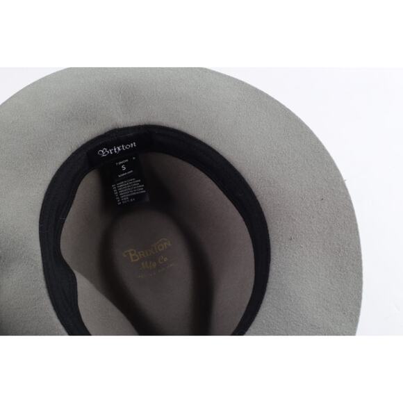 Brixton Wesley Packable Wool Fedora Hat Size 7 ( S ) Western